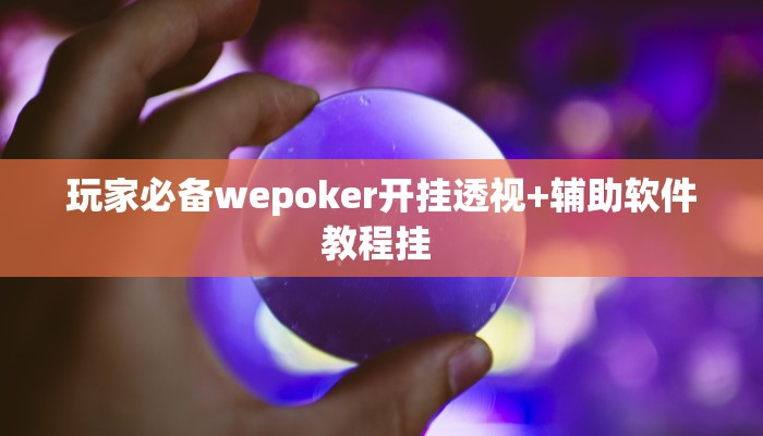 辅助神器“aapoker透视作弊”最新辅助详细教程
