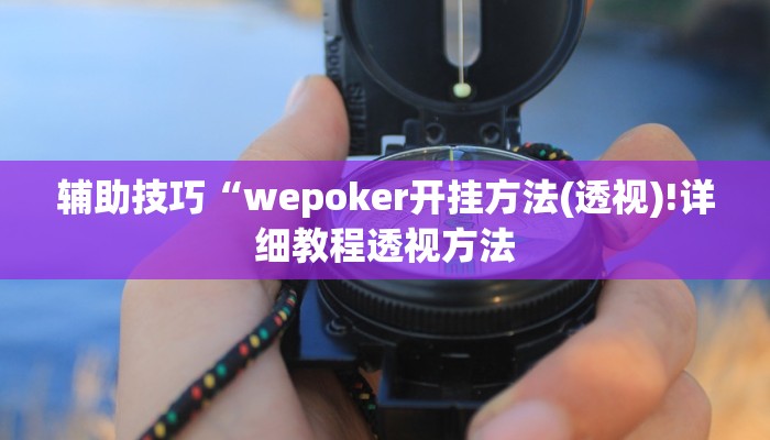 辅助技巧“wepoker开挂方法(透视)!详细教程透视方法