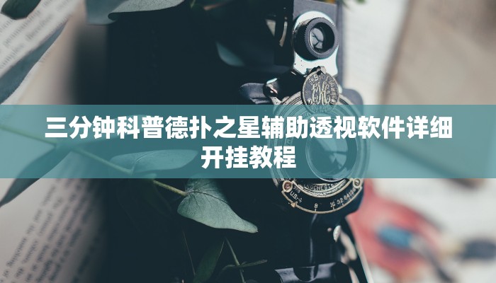 使用分享aapoker开挂作弊方法(透视)详细教程