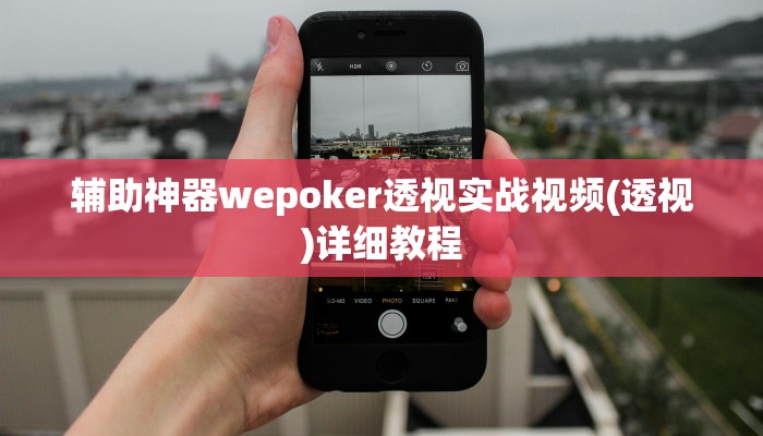 辅助神器wepoker透视实战视频(透视)详细教程